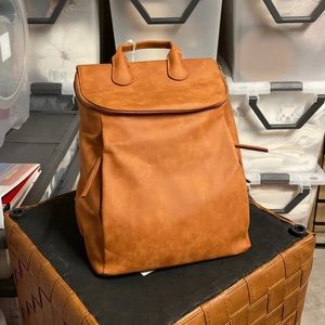 Target leather backpack